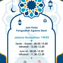 Jam Kerja Pegawai Pada Bulan Ramadhan 1443 H